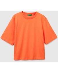 Benetton - Benetton, 100% Cotton Boxy Fit T-Shirt - Lyst
