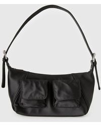 Benetton - Benetton, Bolso De Hombro Con Bolsillos, Talla, Negro, Mujer - Lyst