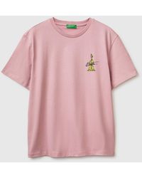 Benetton - Benetton, Printed T-Shirt - Lyst