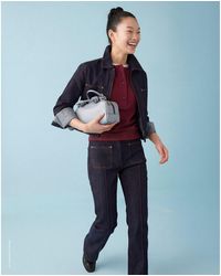 Benetton - Benetton, Zip-Up Denim Jacket - Lyst