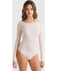 Benetton - Benetton, Long Sleeve Bodysuit - Lyst