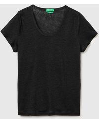 Benetton - Benetton, Round-Neck T-Shirt - Lyst