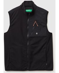 Benetton - Benetton, Polartec Technical Fleece Vest - Lyst