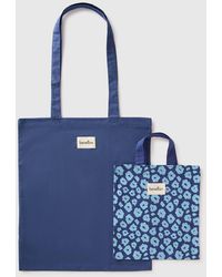Benetton - Benetton, Two Canvas Bags - Lyst