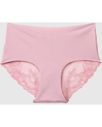 Benetton - Benetton, Stretch Culottes With Lace - Lyst