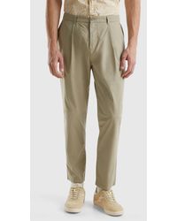 Benetton - Chino Coupe Carrot - Lyst