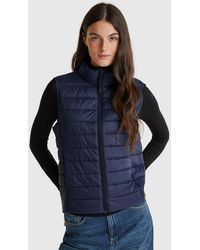 Benetton - Benetton, Slim Fit Padded Vest - Lyst