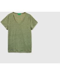 Benetton - Benetton, Round-Neck T-Shirt - Lyst
