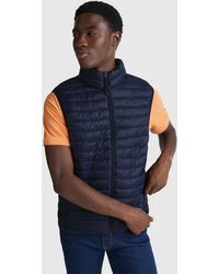 Benetton - Benetton, Regular Fit Padded Vest - Lyst