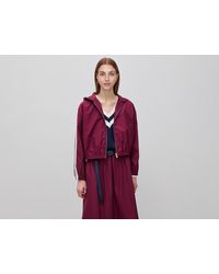 Benetton - Benetton, Canvas Jacket With Hood - Lyst