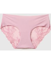 Benetton - Benetton, Stretch Briefs With Lace - Lyst