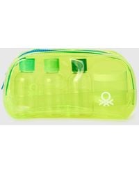 Benetton - Benetton, Pequeño Estuche De Belleza De Pvc, Talla, Lima, Mujer - Lyst