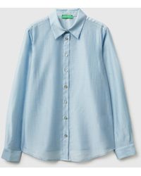 Benetton - Benetton, Flowing Shirt - Lyst