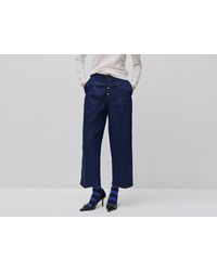 Benetton - Benetton, Wide-Fit Jeans With Lurex - Lyst