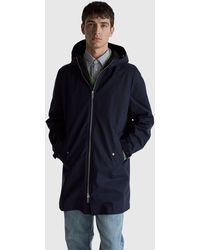 Benetton - Benetton, Cotton Blend Parka - Lyst