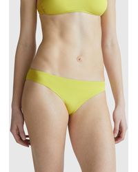 Benetton - Benetton, Basic-Badehose Aus Econyl, Gelbgrün - Lyst