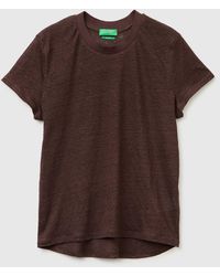 Benetton - Benetton, Crew Neck T-Shirt - Lyst
