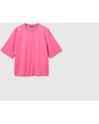 Benetton - Benetton, 100% Cotton Boxy Fit T-Shirt - Lyst