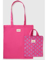 Benetton - Benetton, Two Canvas Bags - Lyst