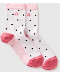 Benetton - Benetton, Jacquard Socks - Lyst