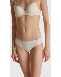 Benetton - Benetton, Brazilian Stretch Underwear With Lace - Lyst