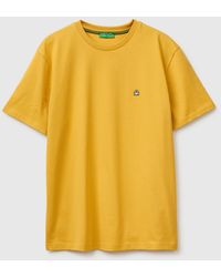 Benetton - Benetton, Basic Cotton T-Shirt - Lyst