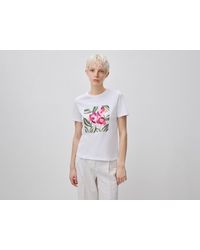 Benetton - Benetton, T-Shirt With Flower Print - Lyst