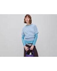 Benetton - Benetton, Premium Cotton Short-Sleeved Sweater - Lyst