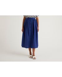 4ALB50735 Gonna di Benetton in Nero | Lyst