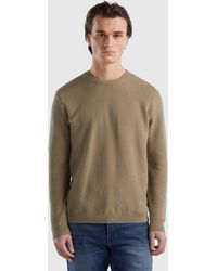 Benetton - Sweater In Cashmere Blend - Lyst