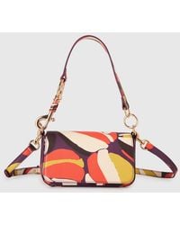 Benetton - Benetton, Be Bag Mini Floral, Talla, Púrpura, Mujer - Lyst