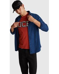 Benetton - Benetton, Chambray Shirt - Lyst