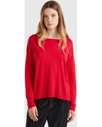 Benetton - Benetton, Boat Neck Sweater - Lyst