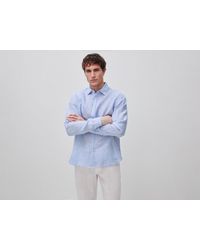 Benetton - Benetton, Light Striped Pure Linen Shirt - Lyst