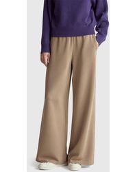 Benetton - Benetton, Pantalones De Chándal De Pierna Ancha, Talla, Mujer - Lyst