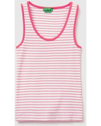 Benetton - Benetton, Striped Tank Top - Lyst