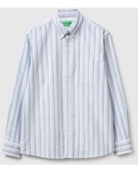 Benetton - Benetton, Striped Button-Down Shirt - Lyst