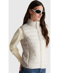 Benetton - Benetton, Slim Fit Padded Vest - Lyst