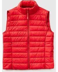 Benetton - Benetton, Sleeveless Slim Fit Padded Jacket - Lyst