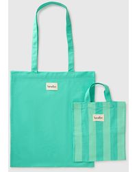 Benetton - Benetton, Two Canvas Bags - Lyst