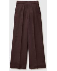 Benetton - Benetton, Palazzo Trousers - Lyst