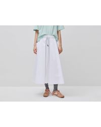 Benetton - Benetton, Midi Skirt With Drawstring - Lyst