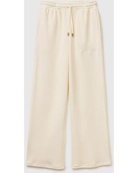Benetton - Benetton, Sports Trousers With Embroidery - Lyst