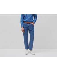 Benetton - Benetton, Relaxed Fit Bleach Jeans - Lyst