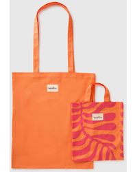 Benetton - Benetton, Two Canvas Bags - Lyst