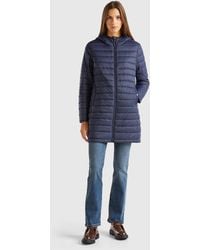 Benetton - Benetton, Padded Jacket With Recycled Wadding, , Dark - Lyst