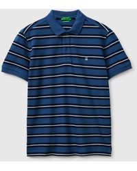 Benetton - Benetton, Striped Polo Shirt - Lyst