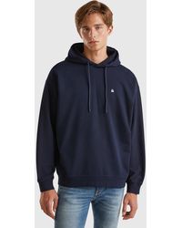 Benetton - Benetton, 100% Cotton Hoodie, , Dark - Lyst