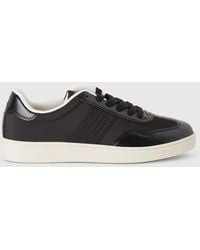 Benetton - Benetton, Zapatillas Bajas En Mezcla De Satén, Talla, Negro, Mujer - Lyst