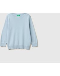 Benetton - Benetton, Sweater With Boat Neck - Lyst